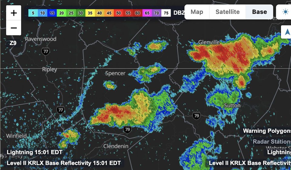 Level II radar reflectivity in the WAVE console